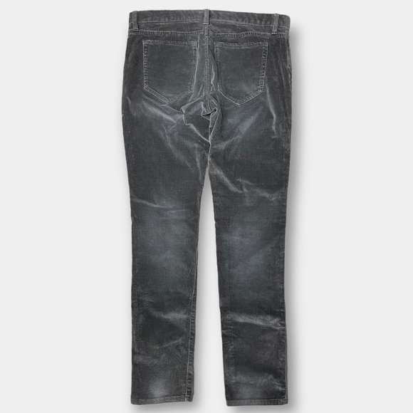 EUC Banana Republic Dark Grey Corduroy Pants Low Rise Size 30 - Picture 4 of 5
